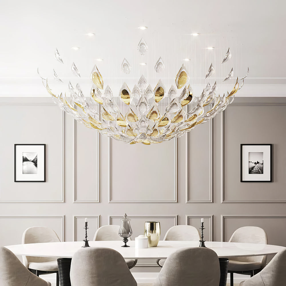 Floating Leaves Chandelier – detail 2