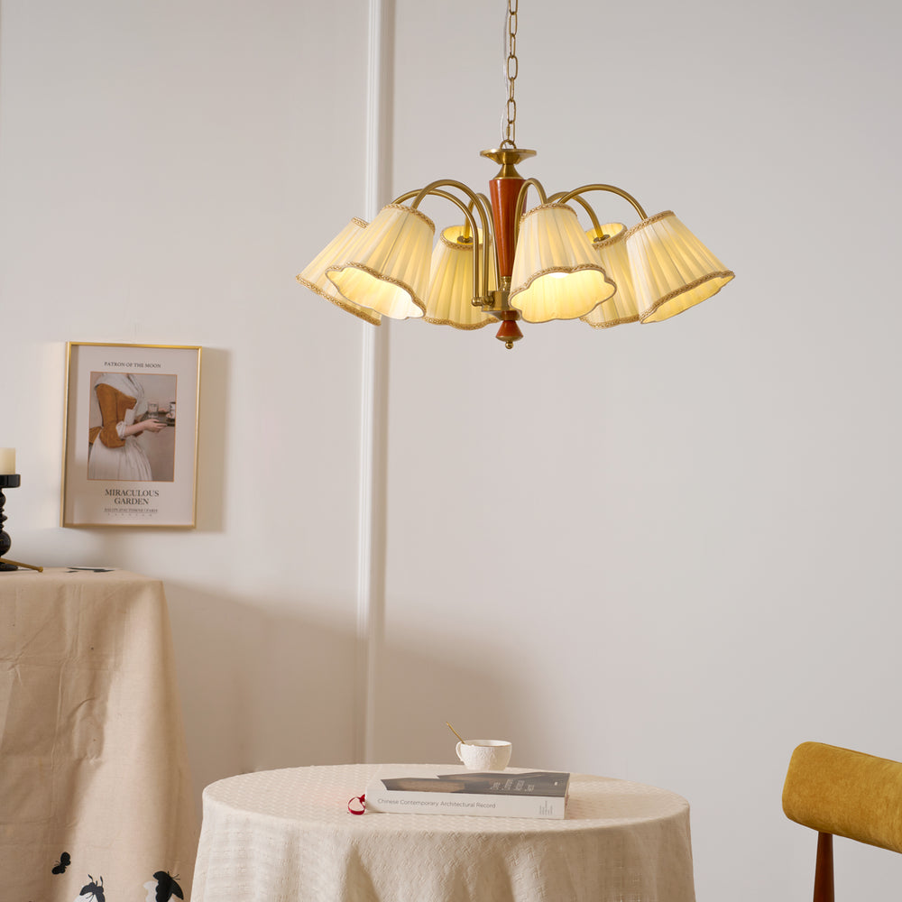 Florentine Fabric Chandelier – detail 2