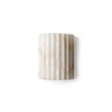 Fluted أباجورة حائط من الألابستر