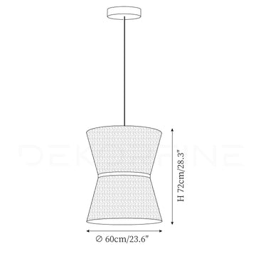 Suspension Folie — Plans de dimensions 1