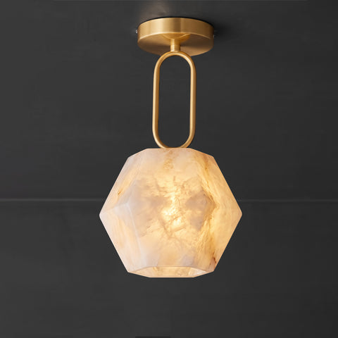 Fraga Alabaster Flush Mount Ceiling Light