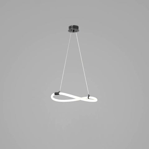 Serpentine Glow Black Chandelier – detail 12