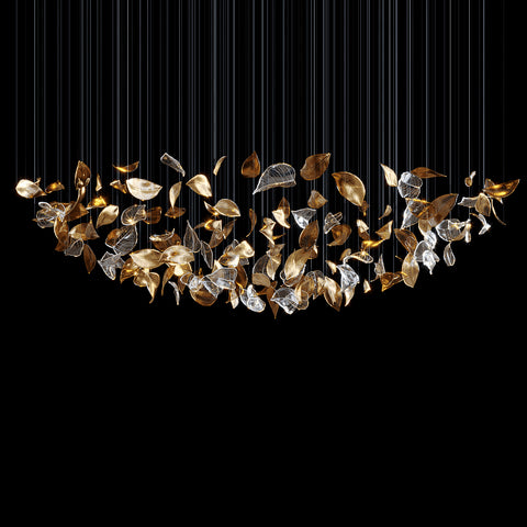 Frozen Leaves Chandelier – detail 9