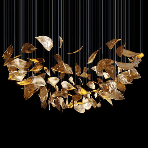 Frozen Leaves Chandelier – detail 10