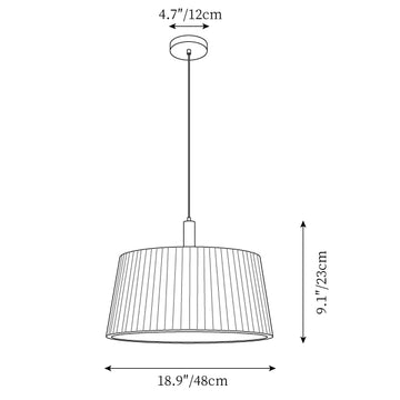 GT6 Pendant Lamp — Dimension drawings 1