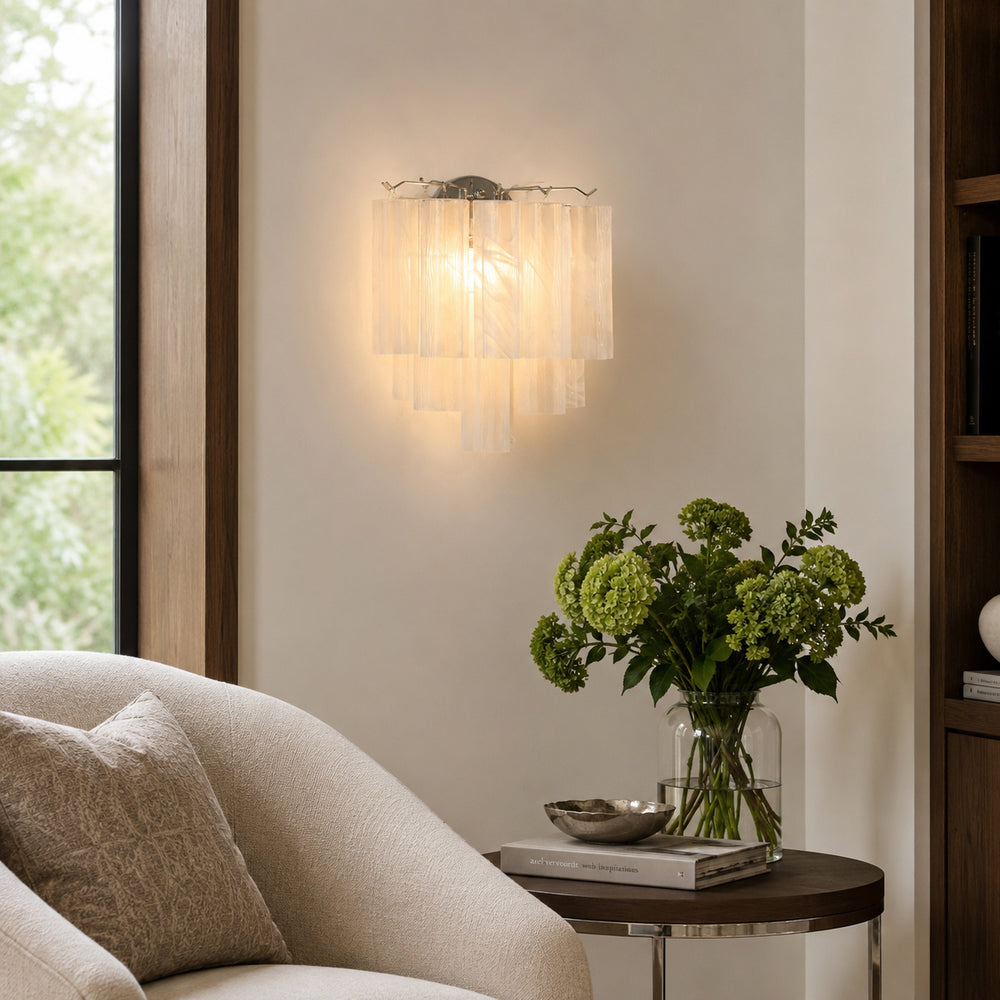 Gabriella Tiered Glass Wall Sconce – detail 2