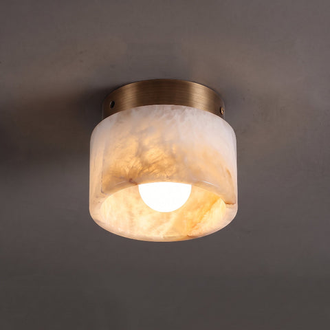 Gaila Alabaster Flush Mount Ceiling Light