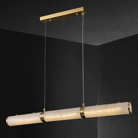 Garonne Alabaster Linear Chandelier – detail 11