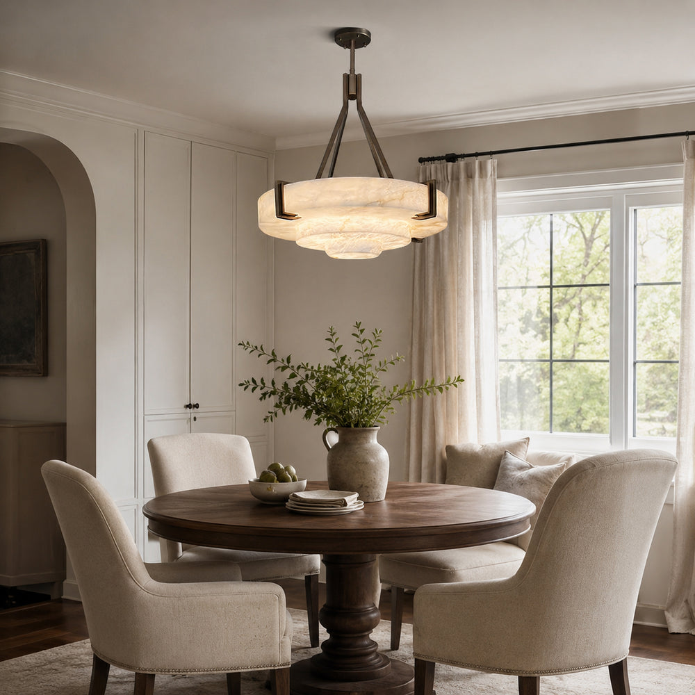 Garrison Alabaster Chandelier – detail 2