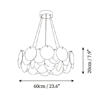 ∅ 23.6″ x H 7.9″
