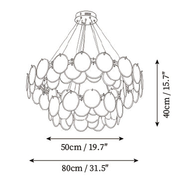 Lustre Gemma Disc — Plans de dimensions 5