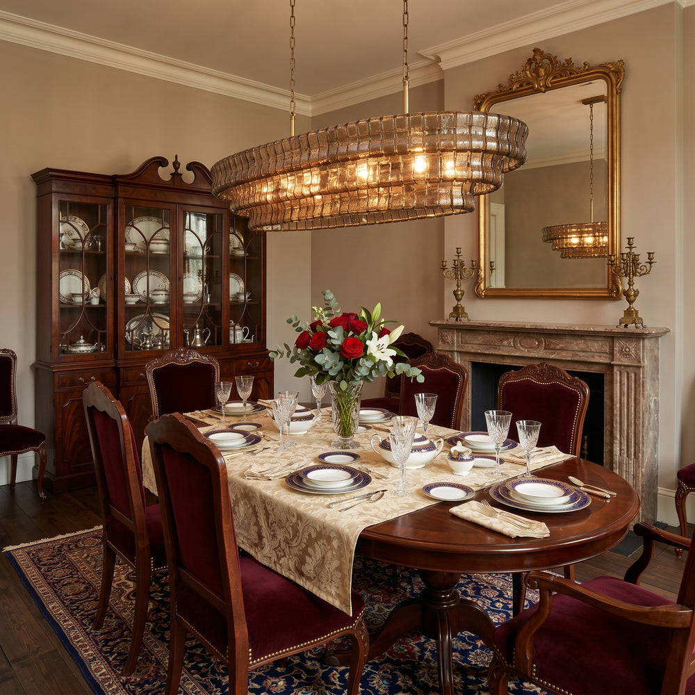 Albano Glass Chandelier – detail 2