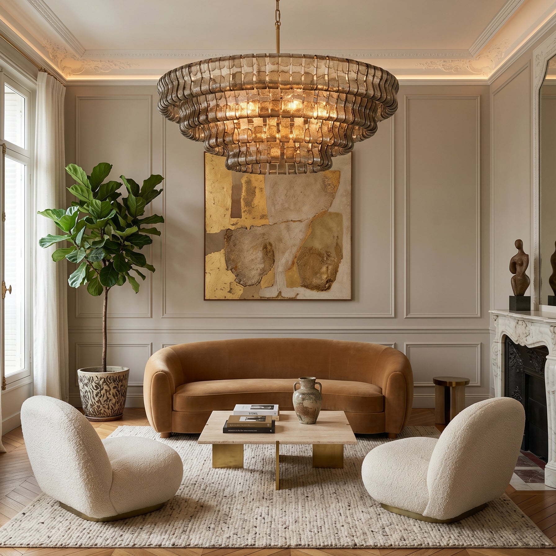 Ghiaccio Round Chandelier