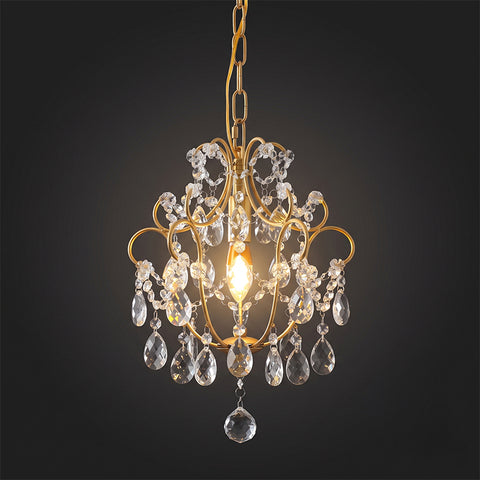 Gilded Crystal Pendant Lamp – detail 25