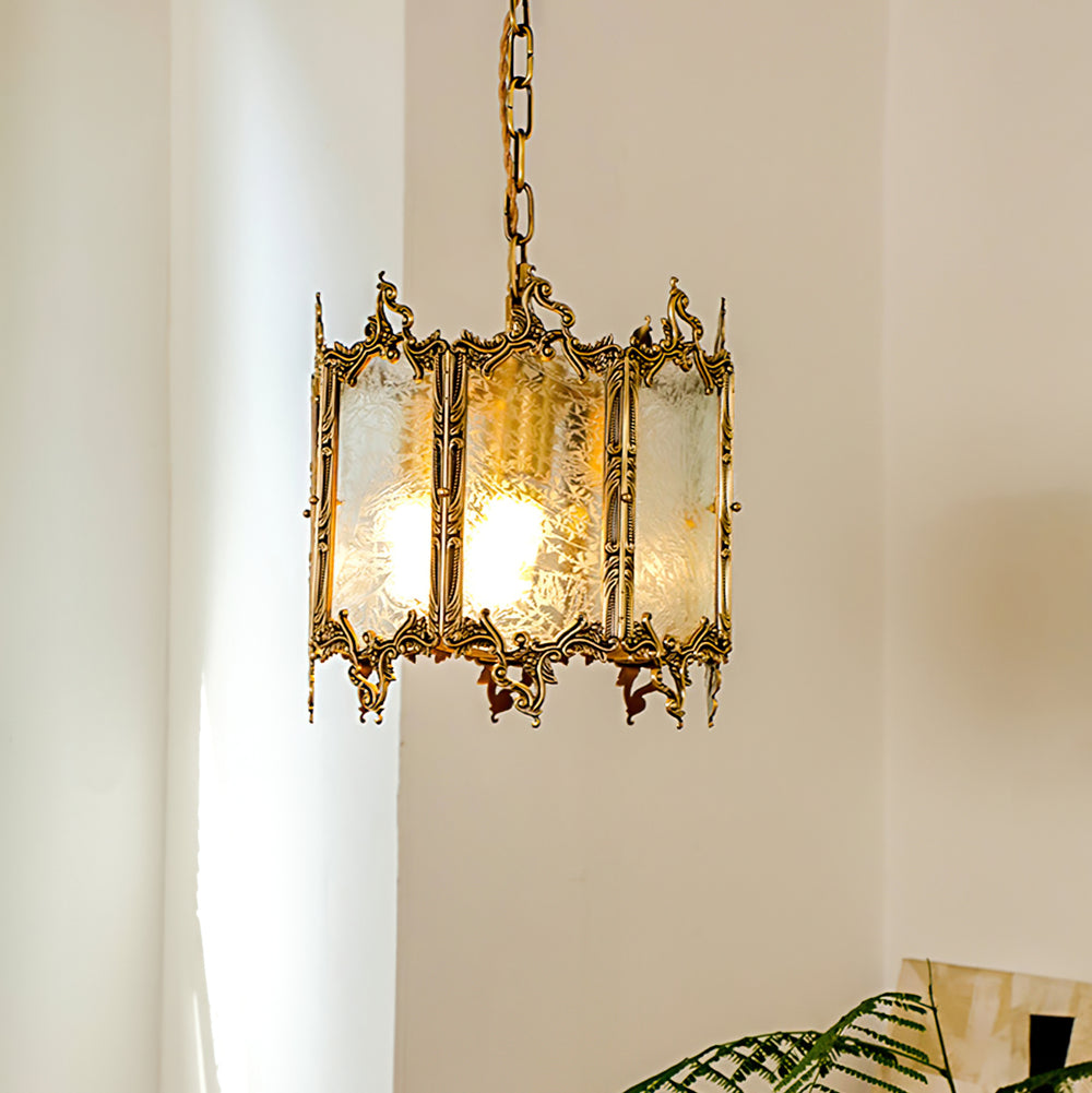 Gorgeous Brass Lantern Pendant Lamp – detail 2