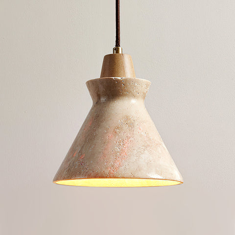 Athena Travertine Pendant Light – detail 16