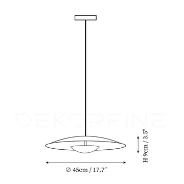 Ginger Pendant light — Dimension drawings 1