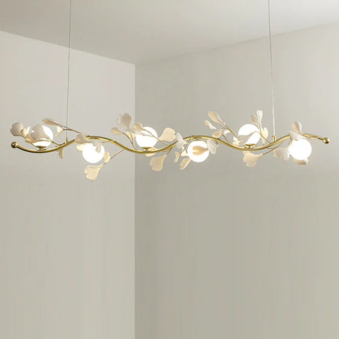 Gingko Glass Chandelier – detail 29