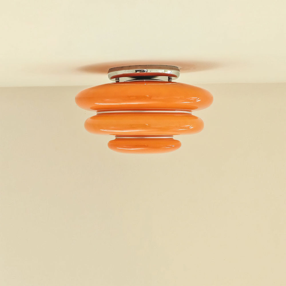 Gispen Orange Ceiling Light – detail 2