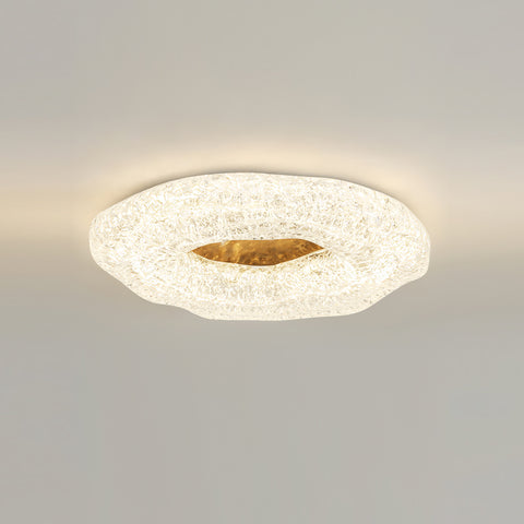 Glacial Pattern Resin Ceiling Light – detail 14