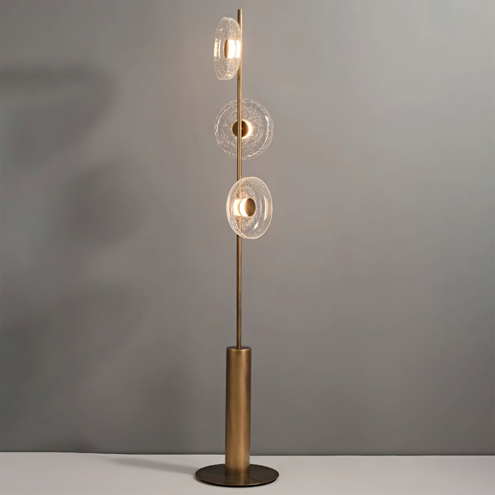 Glacier Crackle Glass Floor Lamp – detail 2
