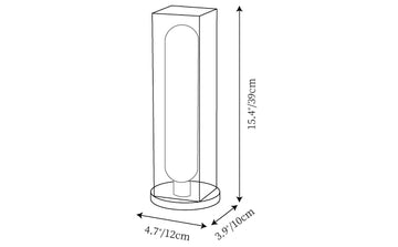 Lampe de Table Glaçon — Plans de dimensions 1