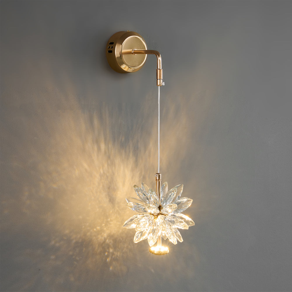 Glam Flower Wall Lamp – detail 2