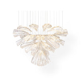 Glass Lotus Chandelier