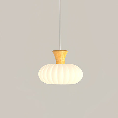 Gourd Ribbed Pendant Light – detail 15