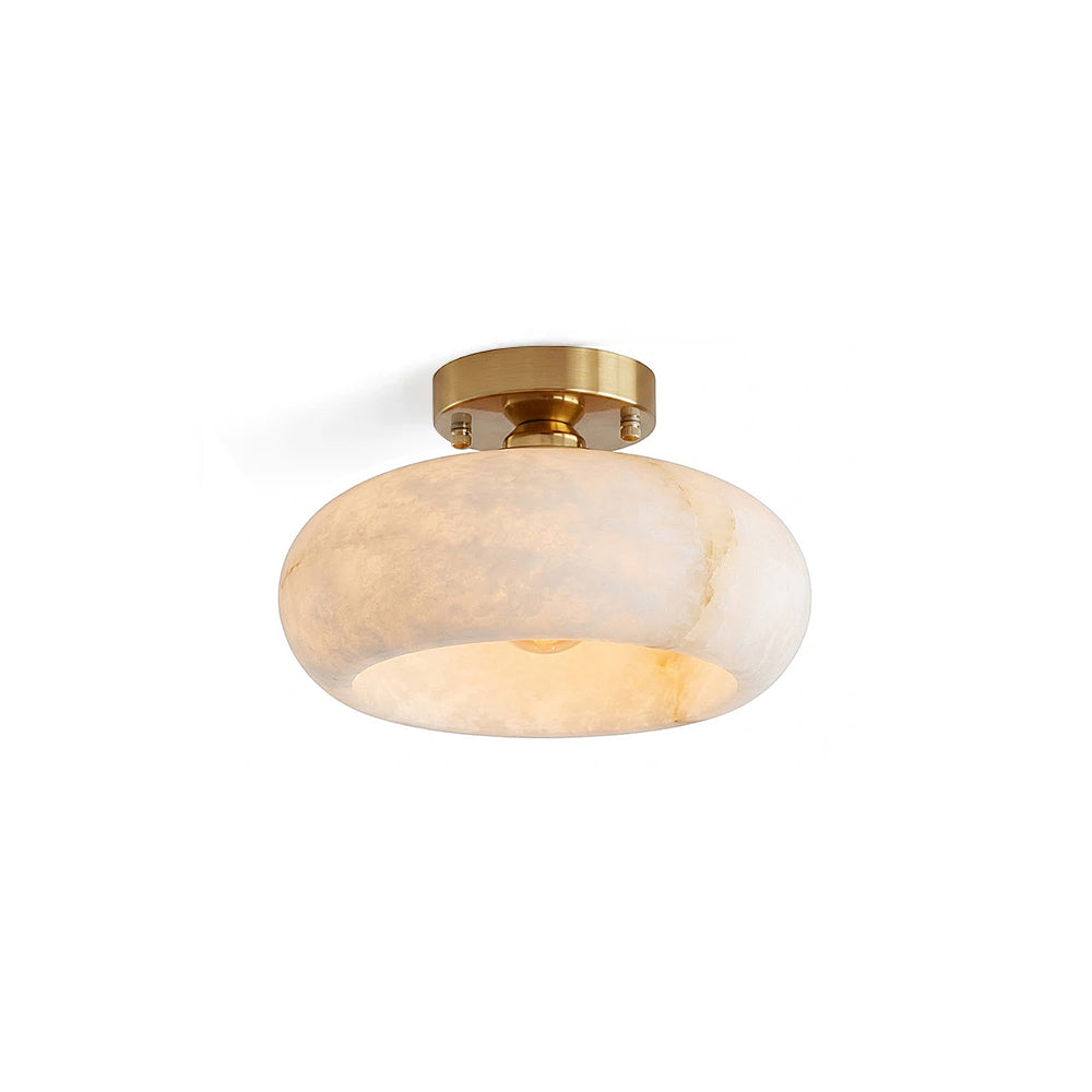 Hailie Alabaster Semi-Flush Mount