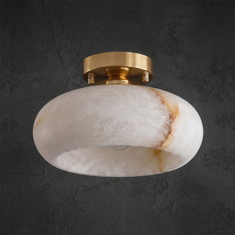 Hailie Alabaster Semi-Flush Mount – detail 11
