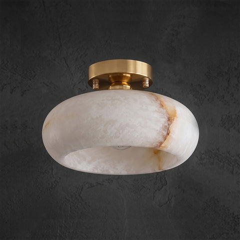 Hailie Alabaster Semi-Flush Mount – detail 12