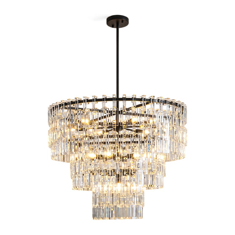 Harlow Geometric Crystal Chandelier – detail 23