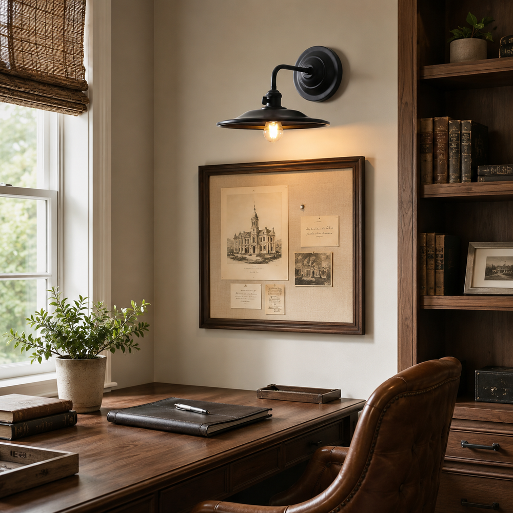 Hawthorne Brass Wall Sconce – detail 2