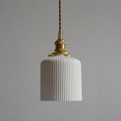 Hazel Ribbed Ceramics Pendant Lamp – detail 28