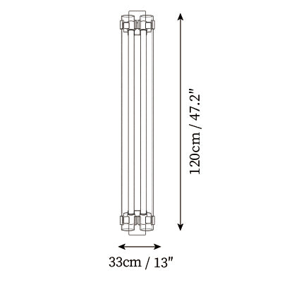 L 13″ x H 47.2″