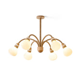 Wood Medusa Chandelier
