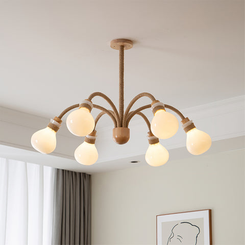 Wood Medusa Chandelier – detail 2