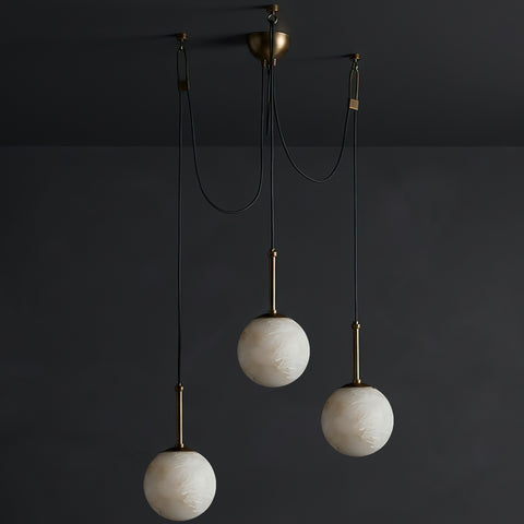 Holloway Alabaster Combination Chandelier