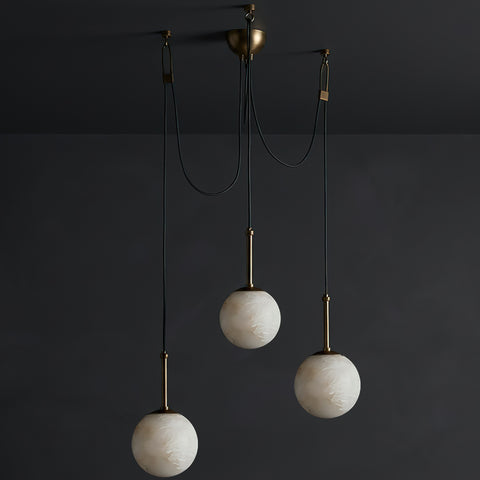 Holloway Alabaster Combination Chandelier