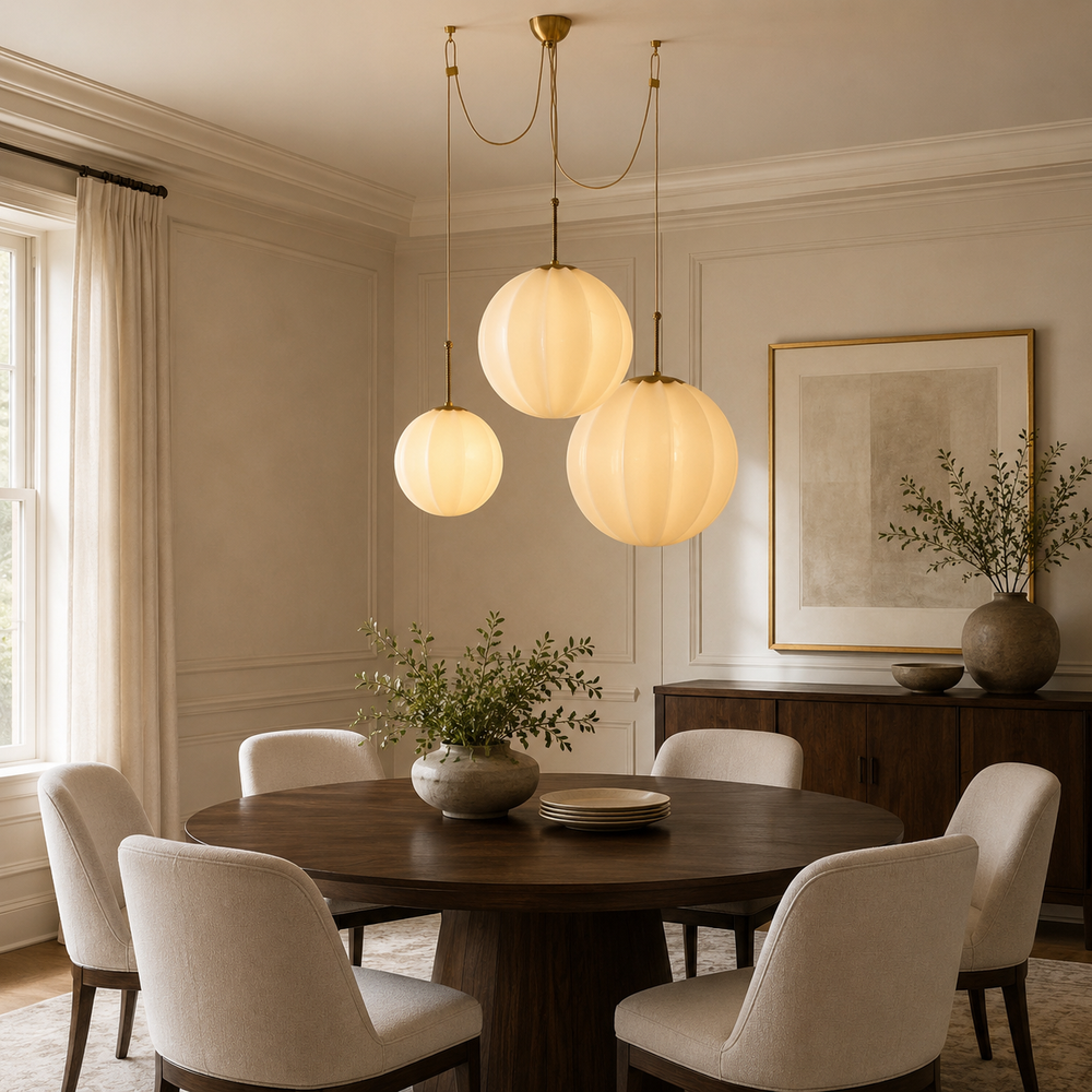 Holloway Glass Combination Chandelier – detail 2