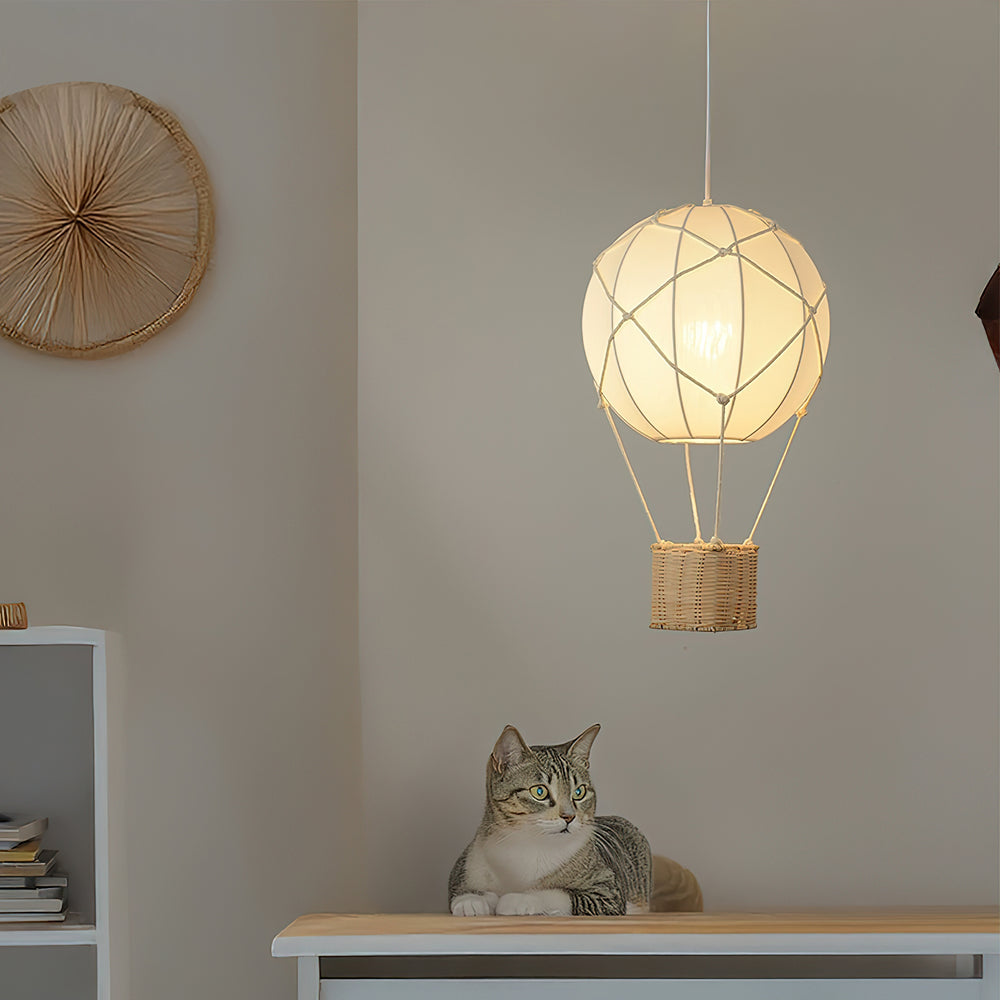 Hot Air Balloon Fabric Pendant Light – detail 2