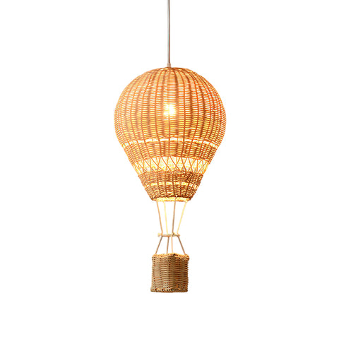 Hot Air Balloon Rattan Pendant Light – detail 21