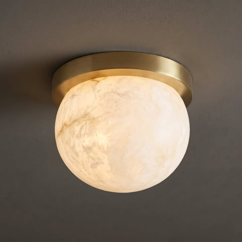 Avila Alabaster Flush Mount Ceiling Light
