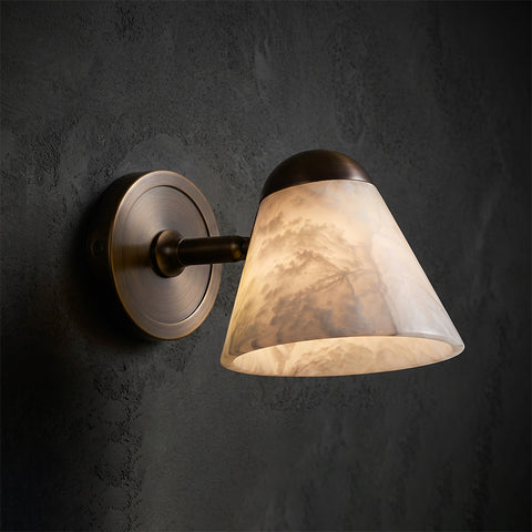 Janna Alabaster Wall Sconce – detail 21