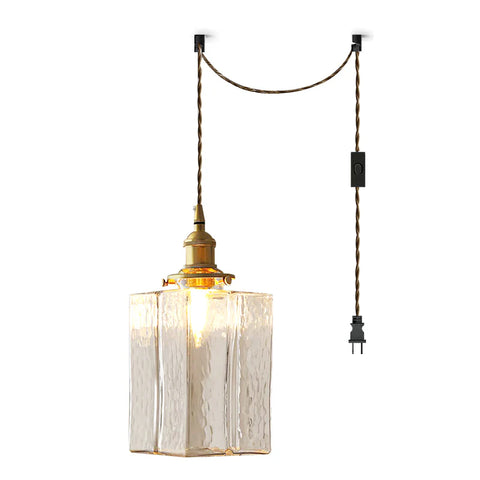 Jewel Glass Brass Swag Lights – detail 8