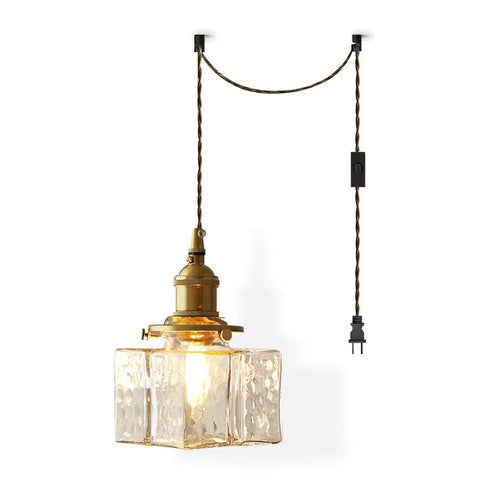 Jewel Glass Brass Swag Lights – detail 9