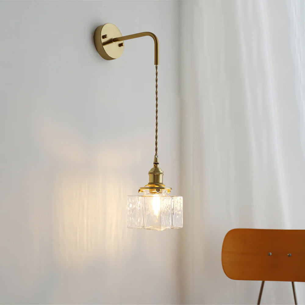 Jewel Glass Brass Wall Lamp – detail 2