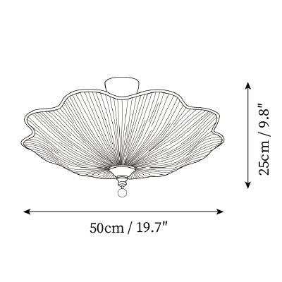 ∅ 19.7″ x H 9.8″