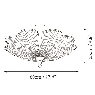 ∅ 23.6″ x H 9.8″